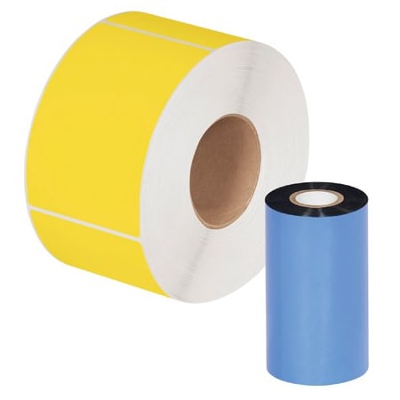 Bsc Preferred 4.33'' x 984' Black Zebra Thermal Transfer Ribbons - Wax/Resin, 24PK BUY00015139